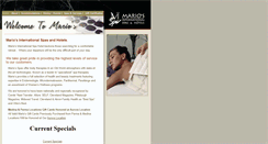 Desktop Screenshot of marios-spa.com